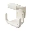 Porta-lenços em U em estoque para armário de espelho de banheiro, prateleira criativa para armazenamento de lenços umedecidos sem perfuração