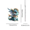 Juguete de Navidad Popular Animal del Zodiaco Transfronterizo Decoración Regalo para Niños Bolsa Acrílica Llavero