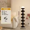 Lámpara de Pie Decorativa Calabaza Artística Vintage Nórdica Simple para Sala de Estar Dormitorio Esquina Lateral del Sofá Gabinete de TV