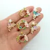 Accesorios para Joyería DIY Estilo Chanel Pequeños Transfronterizos, Corona de Mariposa de Perlas, Joyería DIY Hecha a Mano, Accesorios para Joyería DIY de Goteo de Aceite