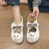 Bestseller de Otoño 2026: Zapatos Birkenstock de Suela Gruesa para Aumentar la Altura, Estilo Lindo para Mujer con Puntos y Lazo, Pantuflas Cómodas Antideslizantes de Punta Cerrada