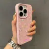 Flores y Florales Son Adecuados para Funda de Teléfono Móvil Apple 17Promax 15 14 Patrón Granulado 16Pro 17 Carcasa Blanda 1112