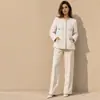 Nuevo Abrigo de Lana Clásico Otoño/Invierno 2026 Heying Estilo Chanel, Chaqueta de Lana Doble Faz con Cuello Redondo para Damas Elegantes