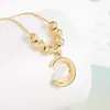 Collar de Conejo Lunar para Mujer 2022 Nueva Moda Elegante Lujo Ligero Cadena para Clavícula de Nicho para Viajes Diario para Mujeres