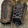 Balde viking medieval europeu e americano, prego, protetor de pulso, COSPLAY de cavaleiro, adereços de fantasia de palco