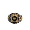 Gente Plata S925 Moda Retro Estatua de Buda para Hombre Nicho Antiguo Tianzhu Anillo de Apertura Combinable