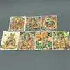 Thangka de tela pintado à mão com ouro, retrato de lótus Zakilam meio pintado à mão, thangka de transporte do Tibete, atacado