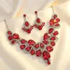 Conjunto de colares Ziyu estilo europeu e americano transfronteiriço, joias de liga para o dia a dia e casamento, acessórios para vestidos de noiva e de noite, joias para banquetes