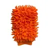 Luva de Lavagem de Carro de Chenille Dupla Face Coral Sem Arranhões