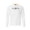 Camiseta de manga larga con estampado retro americano Y2K de oso mágico con diseño de empalme, hombro normal, corte ajustado, cuello redondo, camiseta básica