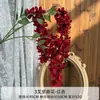 Flores Artificiais Vermelhas para Celebrações de Casamento, Flores Artificiais para Salões de Casamento, Decoração de Casa, Buquês Artificiais de Rosa, Enfeites de Flores de Seda