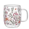 Taza de Leche de Vidrio de Borosilicato Alto, Taza de Té Moderna
