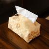 Caixa de Lenços Estilo Chinês Tecido Caixa de Papel Doméstica Conjunto de Lenços para Mesa de Jantar Feito à Mão Guofeng Criativo Caixa de Papel Saco de Armazenamento Lote