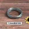 Tiras Modeladoras de Chapéu, Fio de Alumínio Revestido de Borracha, Arame de Ferro Macio para Chapéu de Sol, Acessórios de Cabeça Feitos à Mão, Arame de Ferro Modelador para Gola de Roupa, Dobrável