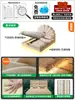 Cama Pétalo Francés Estilo Crema Cama Colgante Dormitorio Principal Cama para Niñas Cama de Princesa Dormitorio de Niñas Cama de Tela Moderna Simple