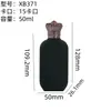 Botellas de Perfume Velour al por Mayor con Tapas de Aleación de Zinc, Botellas Pequeñas de Spray de Vidrio Transparente Vacías de 50 ml con Tapas Velour