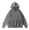 Comercio Exterior Transfronterizo Suéter con Capucha Lavado Viejo de Algodón Puro para Hombre y Mujer Marca de Moda Holgado Casual Sudadera para Pareja logo