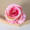 Rosa artificial cabeza de flor de rosa con tacto de franela grande diseño de pared de flores para camino de boda San Valentín flor artificial DIY