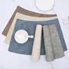 Nuevo Mantel con Forma de Abanico Estilo Chino con un Toque de Lujo Ligero, Adecuado para la Mesa de Restaurante de Hotel, Impermeable, Resistente al Aceite y Aislante al Calor