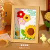 Presente para o Dia do Professor: alunos dão porta-retratos florais DIY feitos à mão, flores eternas, porta-retratos da moda e pequenos enfeites para professores e colegas de classe