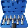Conjunto de 10 Peças de Soquetes de Encaixe Pressão Tipo M, Tipo H, Tipo T Crv Combinados, Desconto por Quantidade