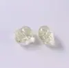 Cristal Verde Cristal Natural Pixiu Escultura Acessórios, Pingente Pixiu Versátil com Furo, Pequenos Acessórios para DIY