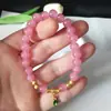 ¿Tienes suficiente pulsera de cuentas de bambú pulsera de jade Hetian pulsera vidriada moda Joker joyería para parejas regalo para novias