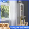 Cortinas Jacquard de Lino y Tela Transparente en Colores Sólidos, Transpirables para Sala de Estar y Dormitorio, Productos Terminados al por Mayor, Disponibles para Venta Directa Transfronteriza desde Fabricantes
