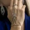Guantes de Flor de Diamante Completo Pulsera de Moda Europea y Americana Fiesta Fiesta Pulsera de Pedrería