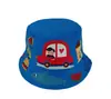 Comércio exterior chapéu de pescador infantil estampa de desenho animado chapéu balde para bebê feminino novo de verão chapéu de sol para meninos atacado T491