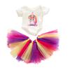 Venta caliente transfronteriza ropa de muñeca rosa vestido de princesa ropa de muñeca American Girl de 18 pulgadas ropa de muñeca de vinilo accesorios