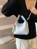 Bolso de Mano de Moda Simple de Alta Calidad para Viajes Diarios para Mujeres 2026 Verano Nuevo Bolso Cruzado Cubo de Nicho