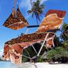 Funda para silla de playa transfronteriza funda para silla de playa de microfibra serie leopardo con impresión digital 3D