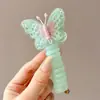 Goma para el Cabello de Alambre de Teléfono de Color Gelatina de Alta Elasticidad para Mujeres, con un Toque de Alta Gama, Estilo Dulce, Cuerda para Cola de Caballo sin Costuras, Accesorio para el Cabello, Goma para el Cabello