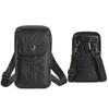 Bolsa de Cintura Masculina em Couro Genuíno, Bolsa de Armazenamento Redutora de Carga, Bolsa Transversal Multifuncional Urbana, Cinto, Bolsa para Celular, Bolsa de Pendurar Atacado