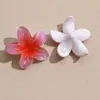 Parche Decorativo de Flor de Cinco Pétalos Hielo Transparente de Verano para Pendientes DIY, Accesorios para Orejas, Llavero para Zuecos