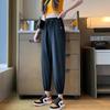 Pantalones Deportivos de Seda de Hielo de Secado Rápido para Mujer Verano Delgados Antimosquitos Protección Solar Atados a la Pierna Casual Bloomers Pantalones Nueve Puntos para Personas Pequeñas