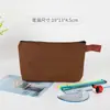 Estuche de Lona para Lápices Amazon Logo Personalizado Cremallera Bolsa de Maquillaje de Viaje para Mujer Bolsa Gruesa para Guardar Papelería Venta al por Mayor