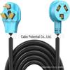 Cabo de extensão EV/secador de 3 garras de 25 pés, 30 amp NEMA 10-30p/R,