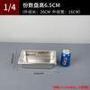 Tazón de Porción de Acero Inoxidable Caja Pequeña para Ingredientes Plato Rectangular para Dumplings Plato para Barbacoa con Tapa Caja para Buffet Plato para Cena