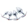 Juego de Cuatro Piezas de Base de Anclaje Integrada, Plug Anal Metálico Ligero para Uso en Exteriores, Juguete de Expansión Anal