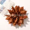 Exquisite Tecido de Cetim de Alta Qualidade Estilo Francês Camélia DIY Roupa Acessório de Cabelo Grampo de Cabelo Broche Acessórios Materiais