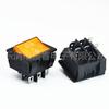 Interruptor Tipo Chave Elétrica para Barco Trifásico 6 Pinos 2 Velocidades Botão Liga/Desliga Basculante Placa de Circuito Pcb 16A Cobre