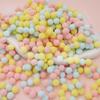Decoração de Natal Colorida Poliéster Bola de Pompons de Alta Elasticidade Acessórios de Joalheria Crianças Criativo DIY Enfeites Materiais de Decoração