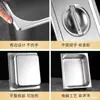 Lavabo de acero inoxidable, lavabo rectangular para porciones con tapa, lavabo cuadrado, plato para fracciones, caja para camión de comida rápida, lavabo para comidas, caja para tienda de té con leche y mermelada