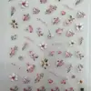 Arte de Uñas Rosa Nueva Tecnología Pegatina Fina Resistente para Arte de Uñas Impermeable Pegatina para Uñas Calcomanía Decorativa Joyería Flor de Año Nuevo Qing