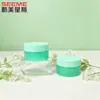 Botella Dosificadora Cosmética 50g Ps Botella de Crema de Doble Capa con Revestimiento Interior de PP Ecológico Verde, Directo de la Fábrica de Origen, Se Puede Serigrafiar y Estampar en Dorado