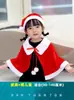 Chal con Capucha Navideño para Adultos y Niños, Chal de Terciopelo Navideño, Disfraz para Vestirse