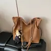 Colección Otoño 2026: Bolso Cubo con Cordón Único, Bolso Cruzado/de Hombro Minimalista y de Moda Estilo Coreano para Viajes Diarios para Mujeres