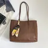 Bolso tote tejido de gran capacidad estilo europeo y americano transfronterizo, nueva colección otoño 2026, bolso de hombro y bolso de mano para mujer